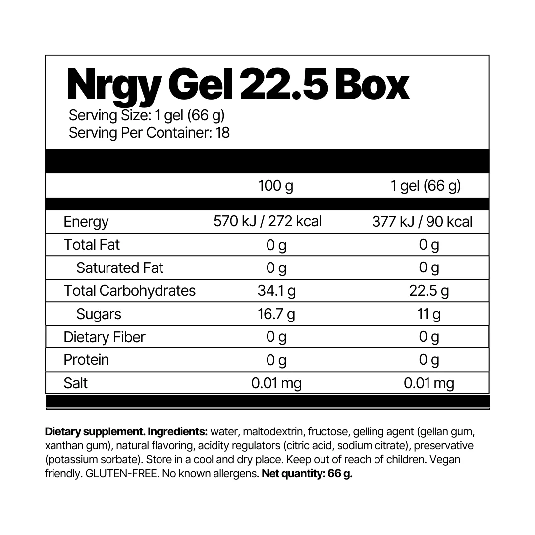 Nrgy Gel 22.5 Box - Image 2