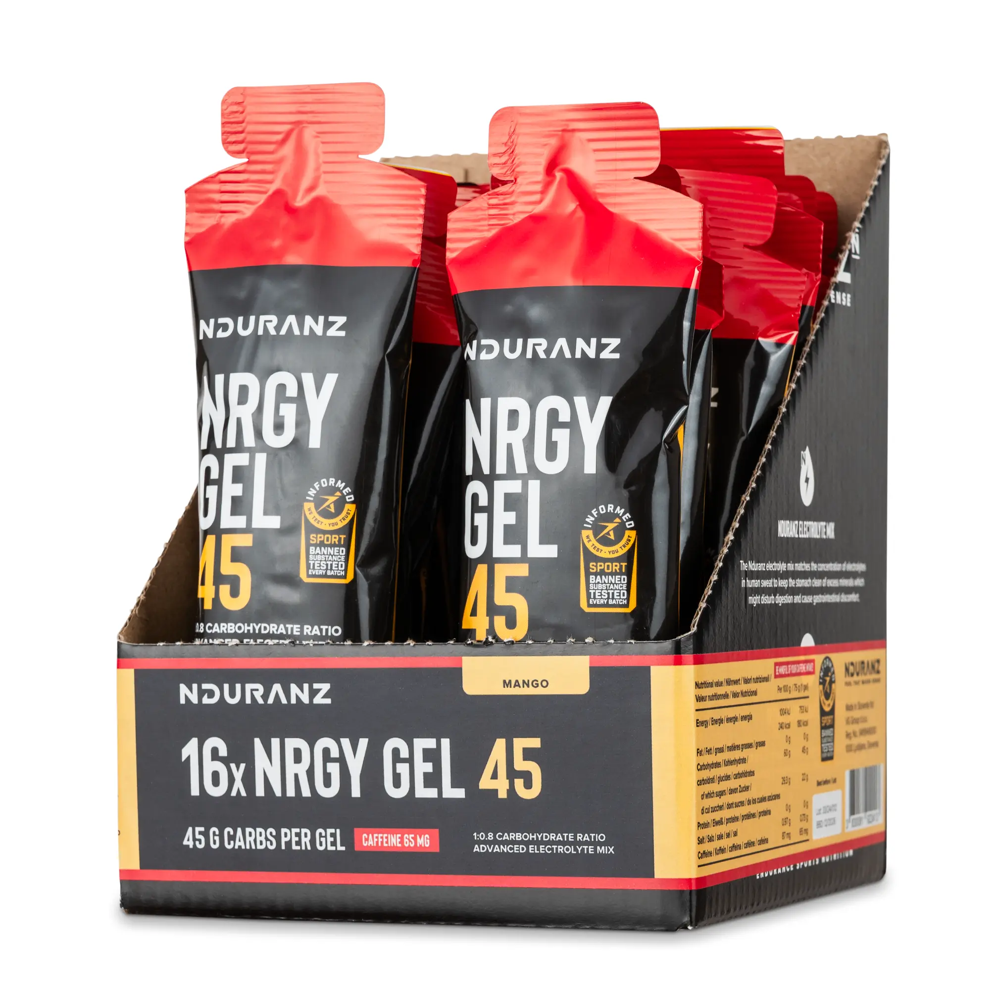 Nrgy Gel 45 with Caffeine Box - Image 13